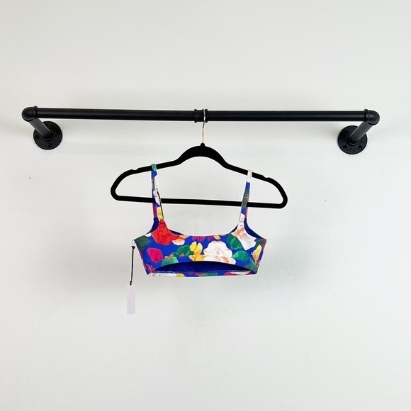 NWT WeWoreWhat Sapphire Floral Bandeau Sports Bra - Picture 4 of 4